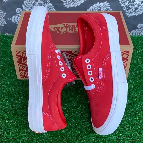 VANS ERA PRO SUEDE RED/WHITE WMNS - Picture 8 of 16